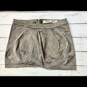 Kill City Grey Denim Wrap Skirt